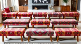 top kilim bench selections