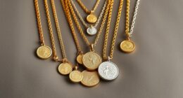 top layered coin necklaces