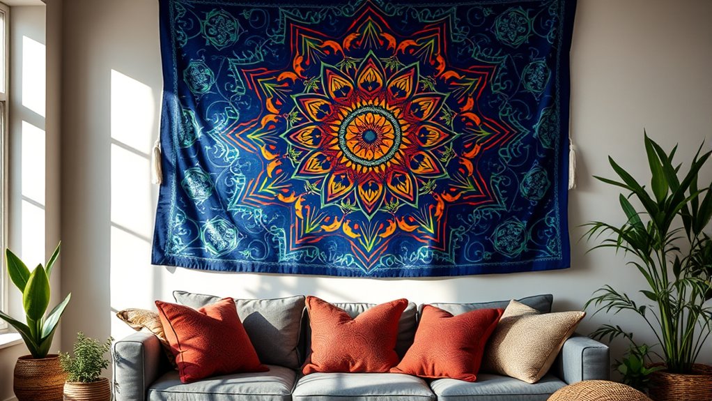 top mandala tapestry wall art