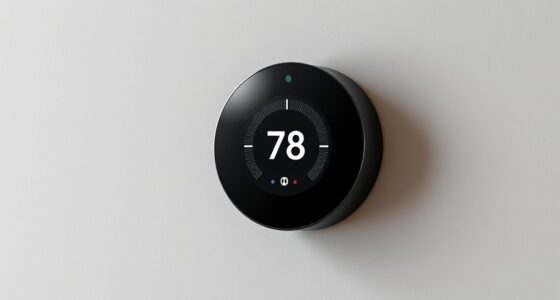 top matte black thermostats
