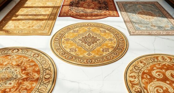 top metallic silk carpet picks