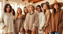 top oversized boho sweaters