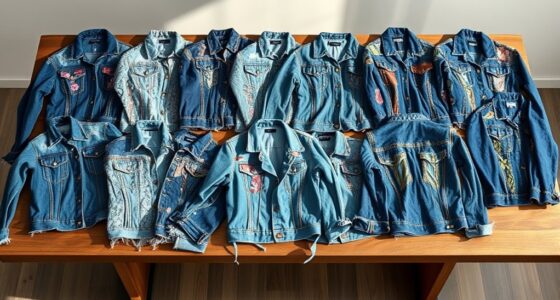 top patchwork denim jackets