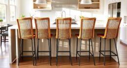top rattan bar stools