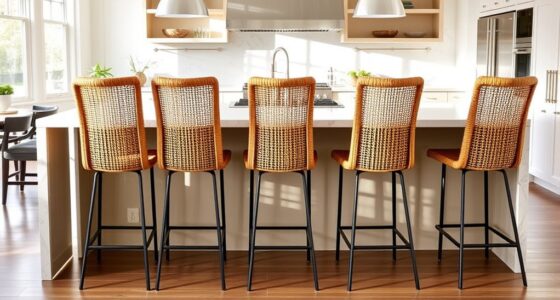 top rattan bar stools