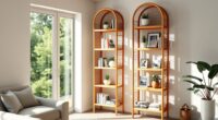 top rattan etagere bookshelves