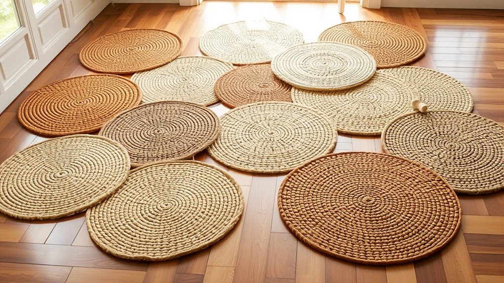 top round jute rugs