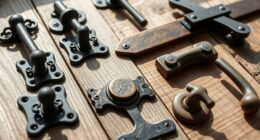 top rustic barn door hardware