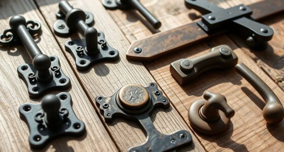 top rustic barn door hardware