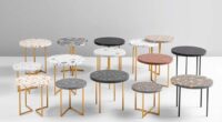 top terrazzo side tables