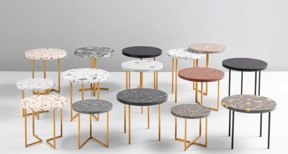 top terrazzo side tables