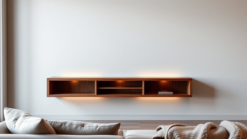 top walnut media consoles