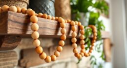 top wooden bead decor