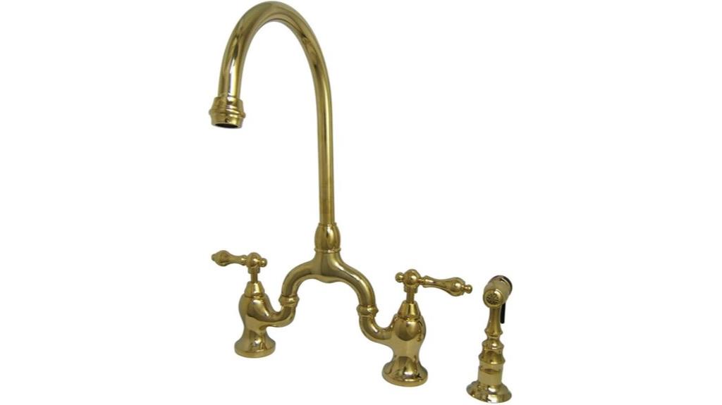 traditional english bridge faucet