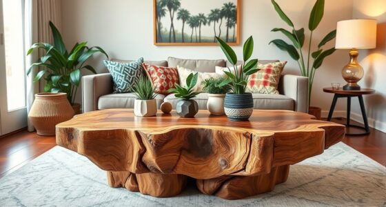 trendy boho live edge