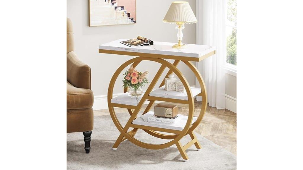 tribesigns storage end table
