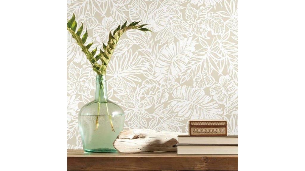 tropical leaf wallpaper stickers