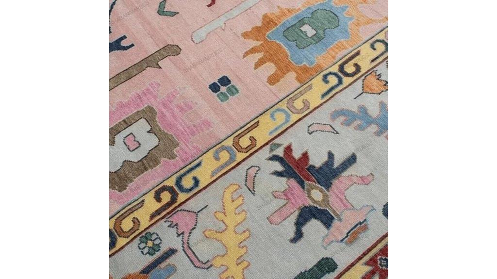 turkish hand woven oushak rug