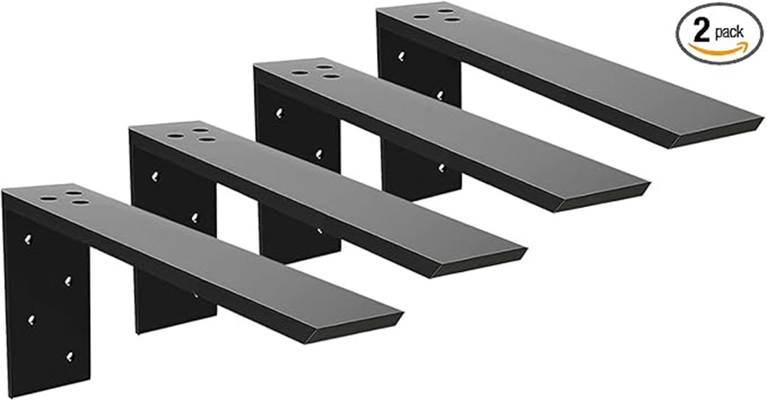 two pack countertop brackets
