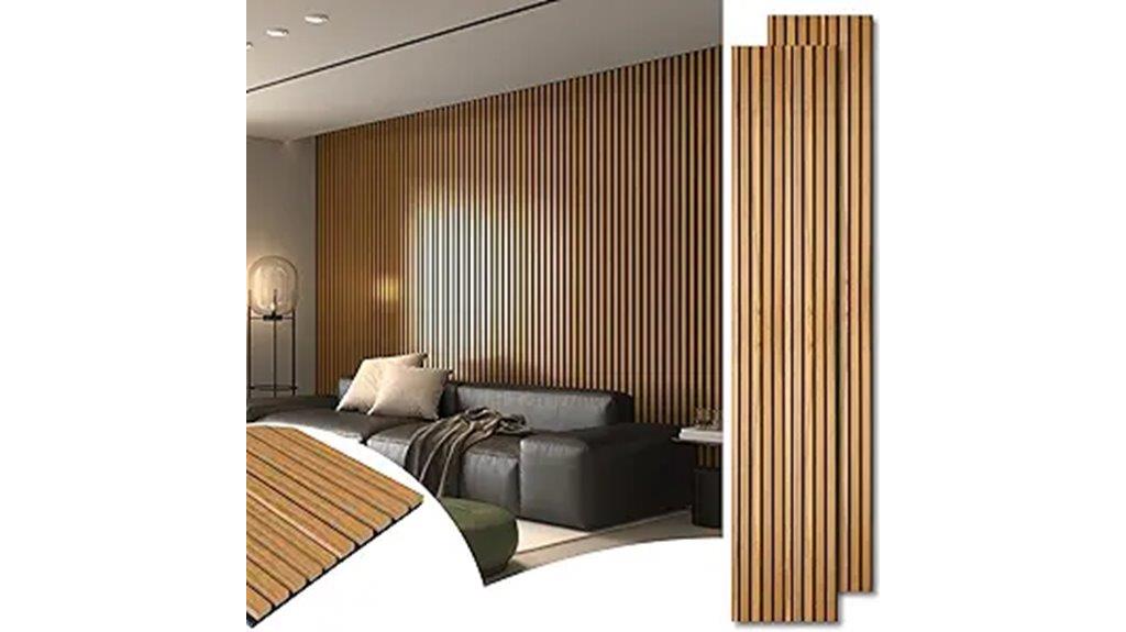 two slat acoustic panels