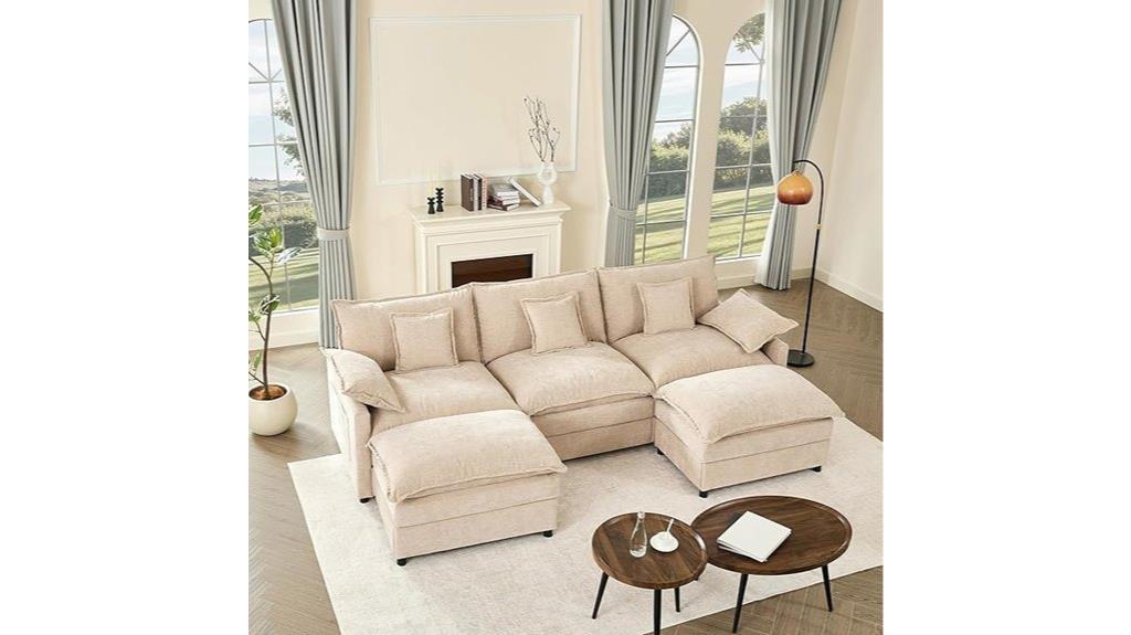 u shaped modular sectional