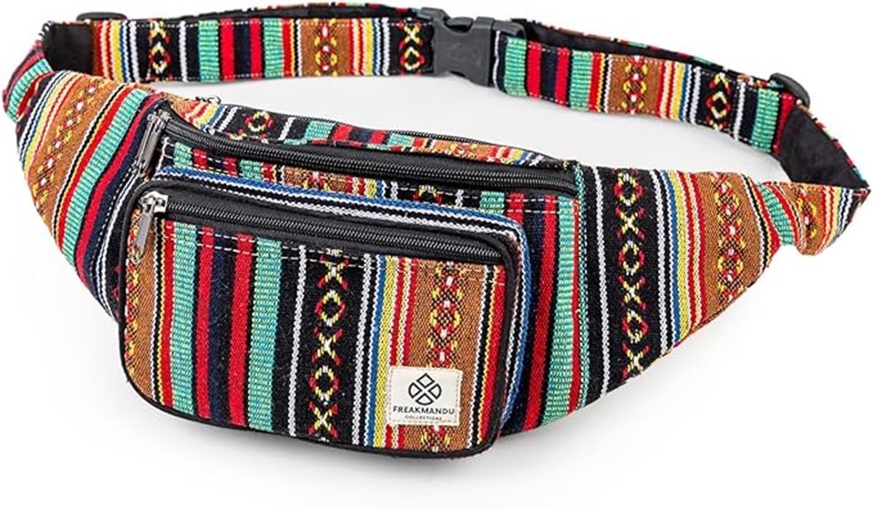 unisex hemp fanny pack