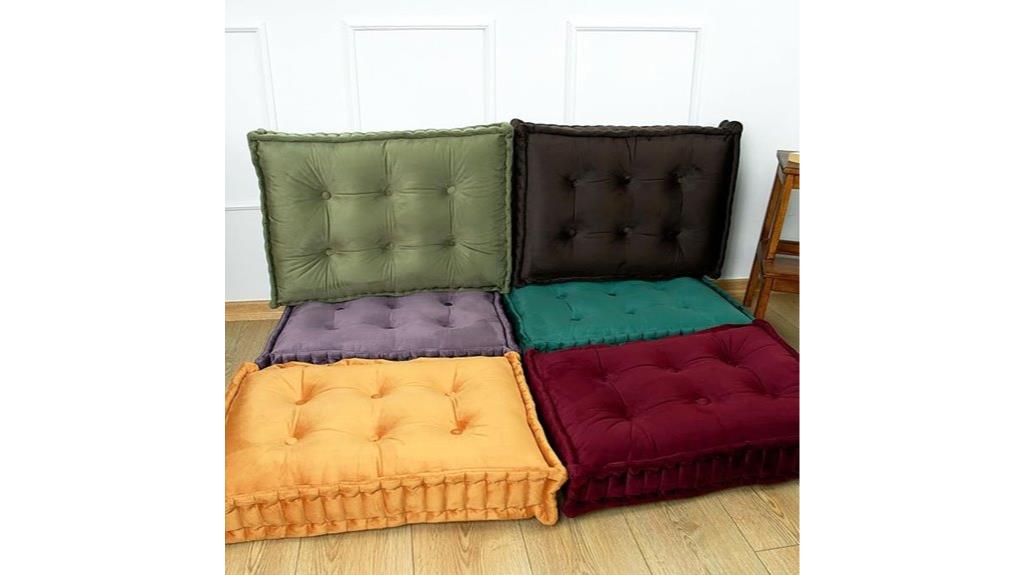velvet cushions for meditation