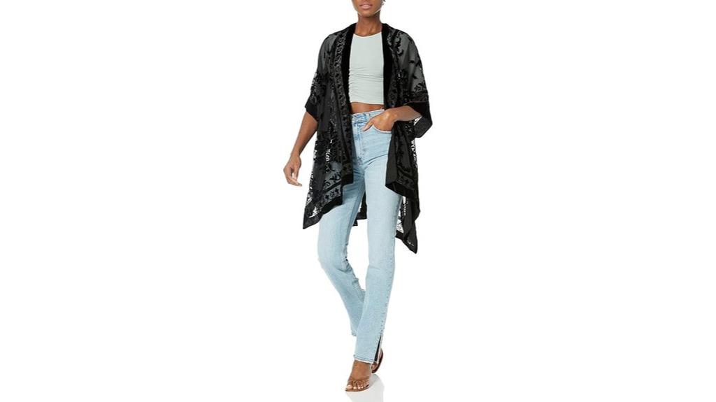 velvet kimono for women