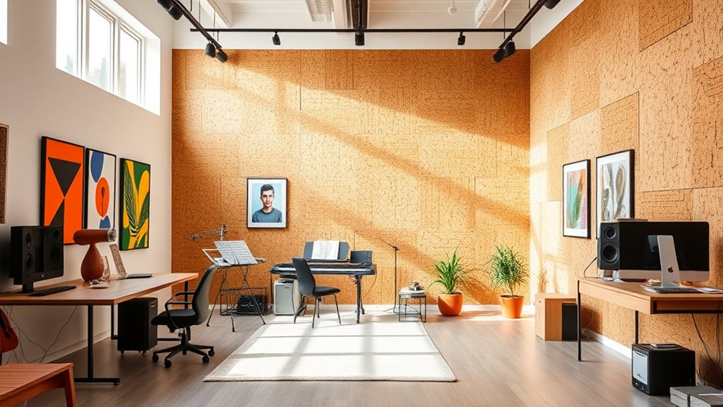 versatile cork walls inspire creativity
