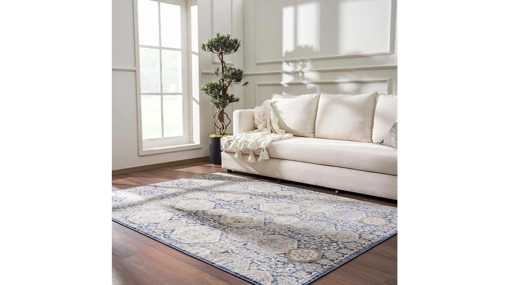 vintage damask rug