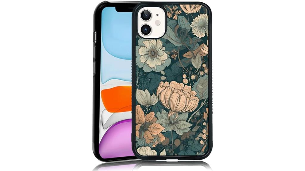 vintage floral phone cover