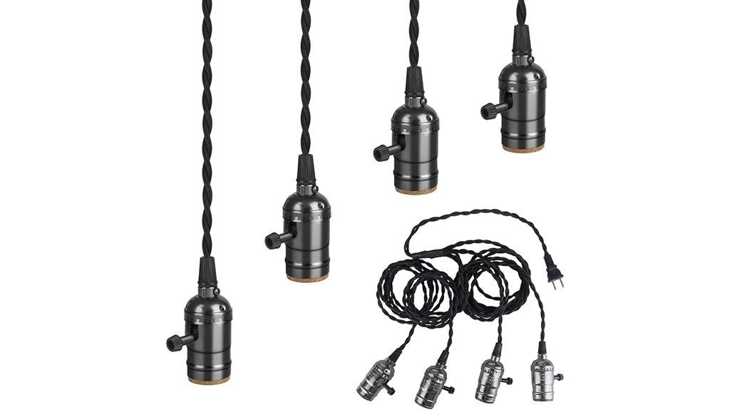 vintage multi socket pendant kit