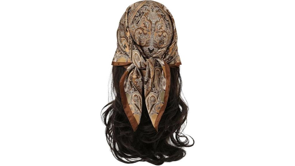 vintage silk headscarf