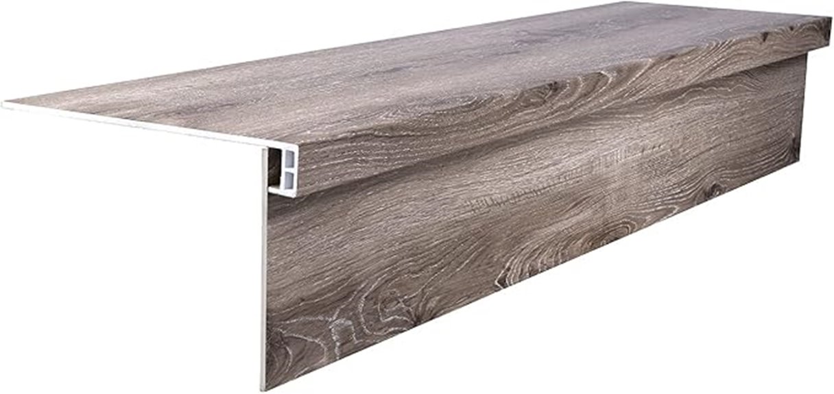 vinyl stair tread riser