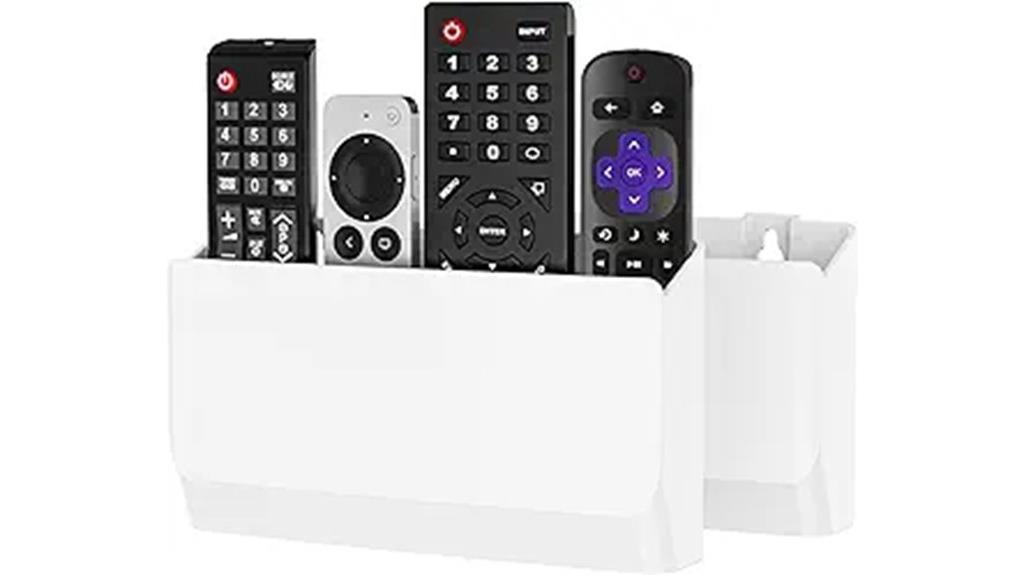 wall mounted remote holders