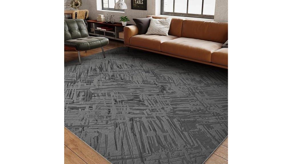 washable camel floor rug