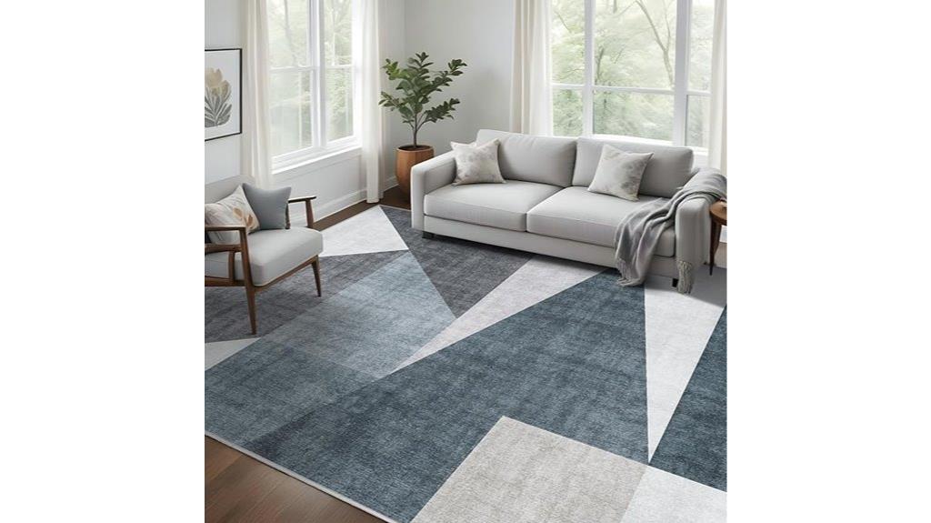 washable modern rug