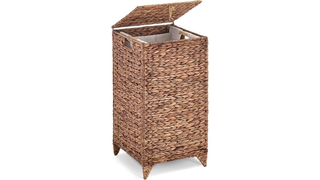 water hyacinth laundry basket