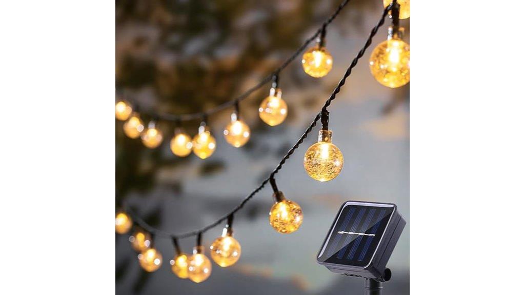 waterproof 20ft solar string