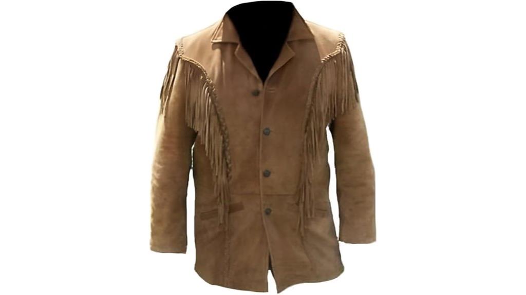 western cowboy leather jacket