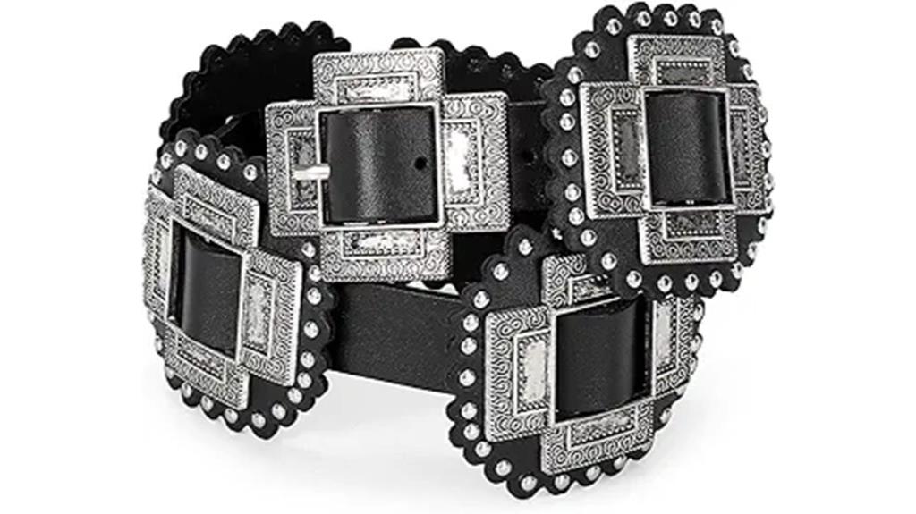 western leather cowgirl belt