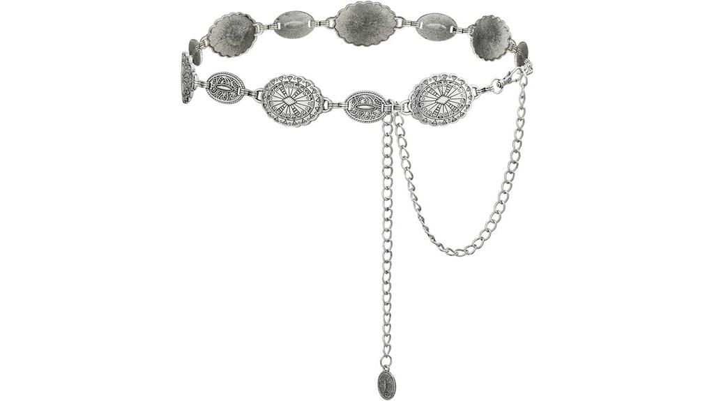 western style metal belt