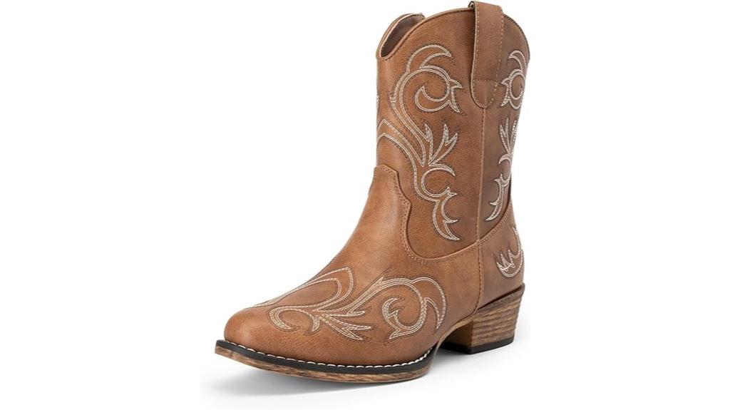 western zipper cowboy boots