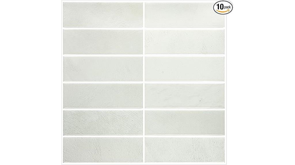 white 12x12 tile pack