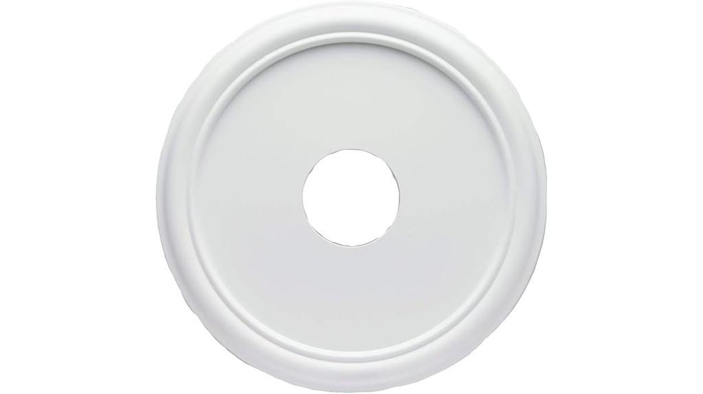 white 16 inch ceiling medallion