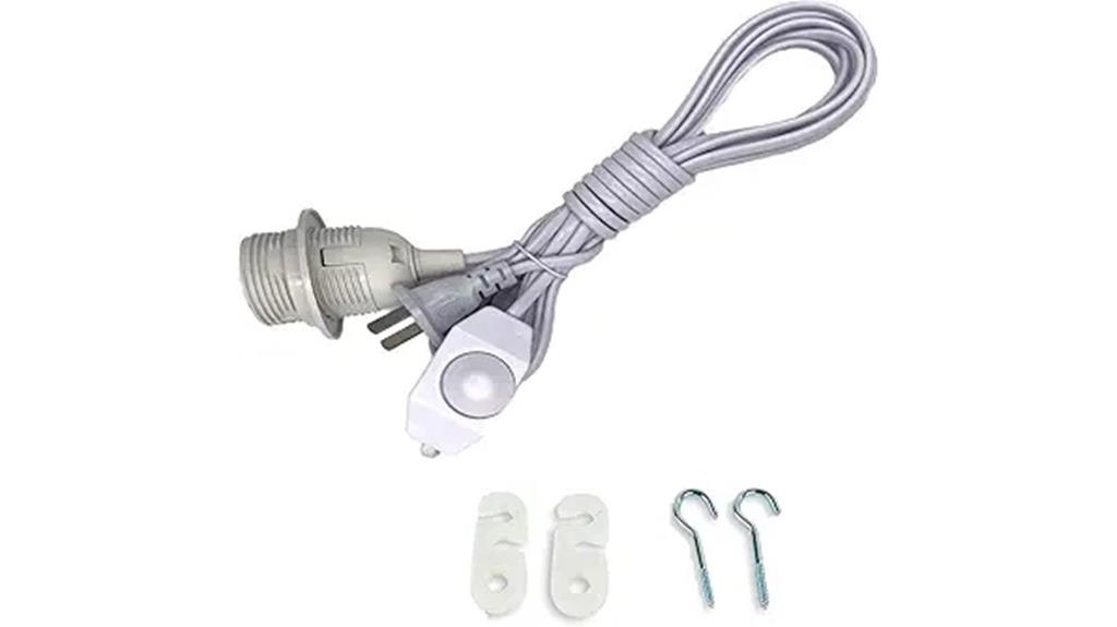 white pendant light kit