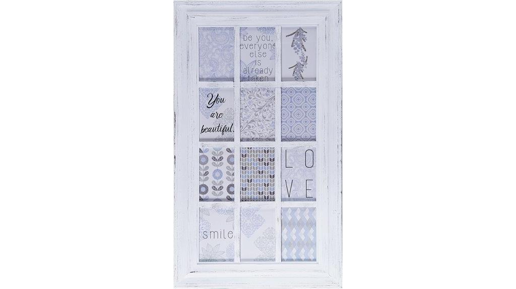 white wall collage frame