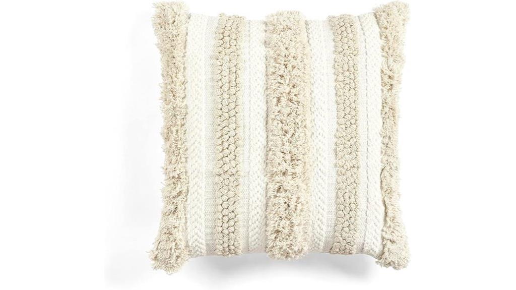 wilbur ivory cotton pillow