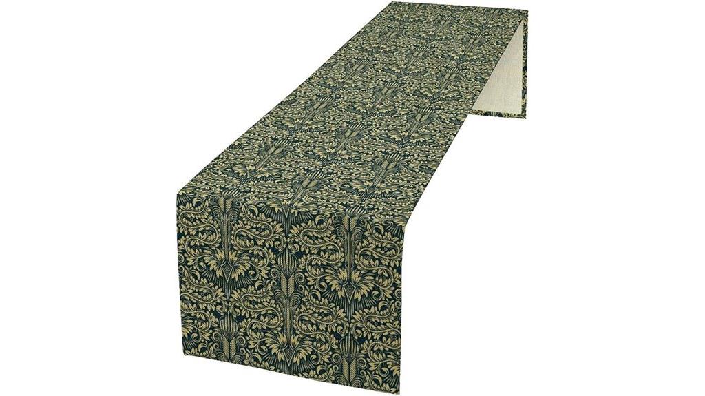 william morris boho table runner