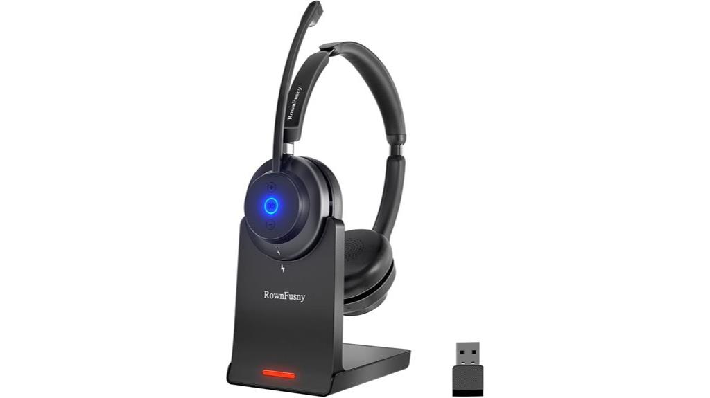 wireless headset with microphone